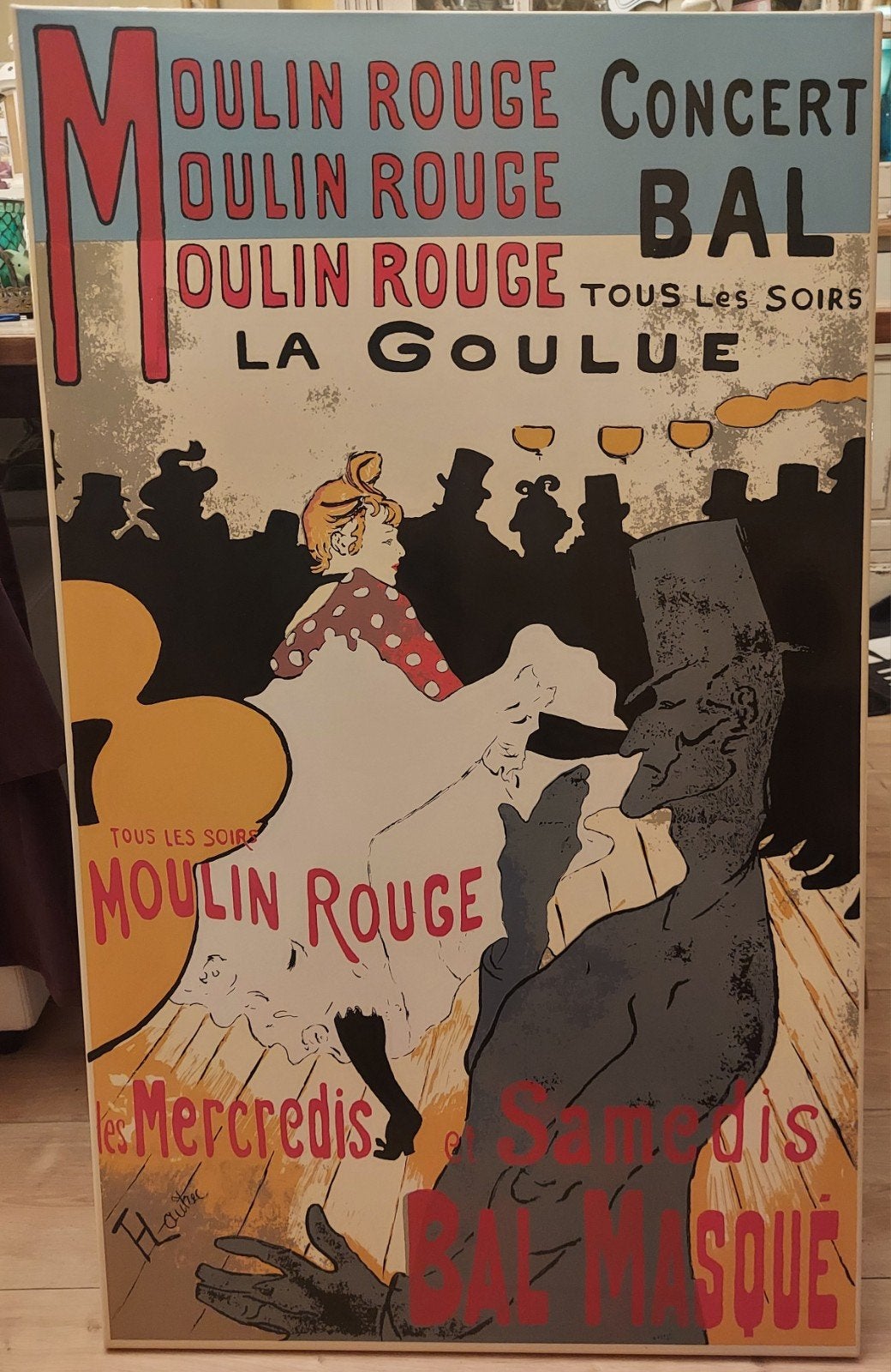Moulin Rouge emaillerie belge, Enlèvement, Comme neuf, Panneau publicitaire