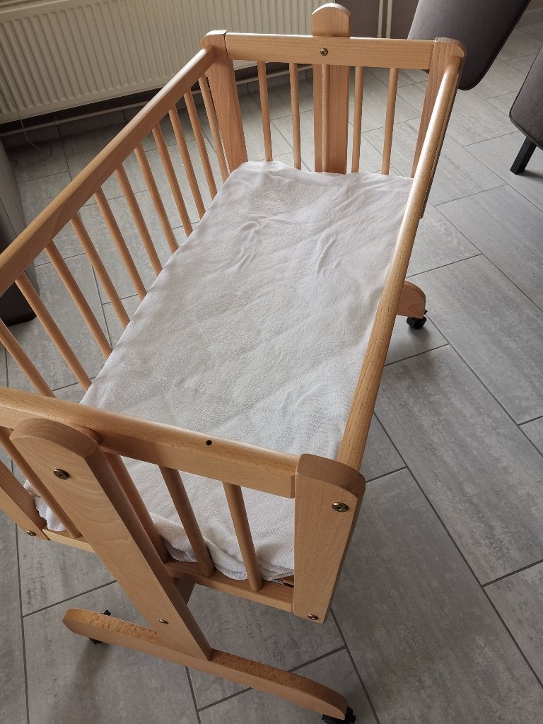 beukenhouten wieg, Kinderen en Baby's, Ophalen, Zo goed als nieuw, Wieg