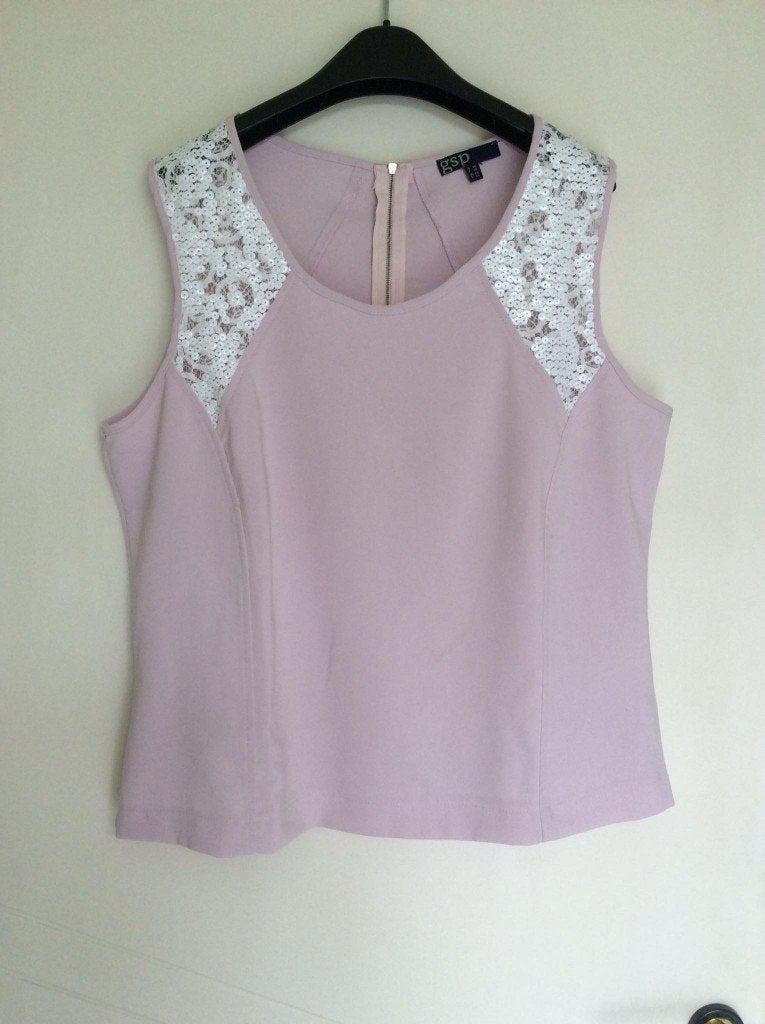 Zo goed als nieuw topje , maat : 46., Kleding | Dames, Topjes, Ophalen of Verzenden, Zo goed als nieuw, Maat 46/48 (XL) of groter