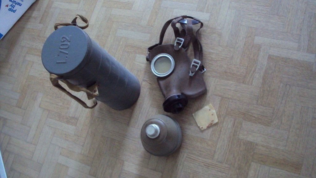 Masque à gaz belge WW2, Enlèvement ou Envoi