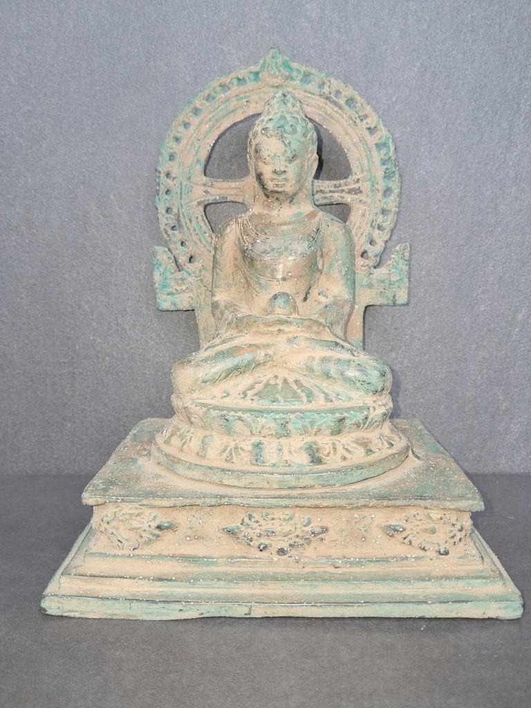 Amitabha Javaans Boeddhabeeld - Brons, Nieuw, Ophalen of Verzenden, Olibanshee@hotmail.com, 23 cm