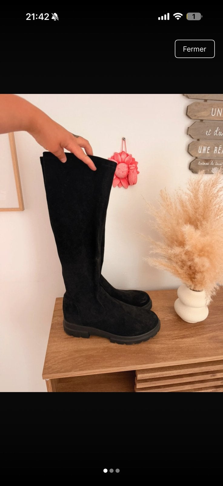 Cuissardes, Enlèvement ou Envoi, Porté, Bottes hautes, Noir