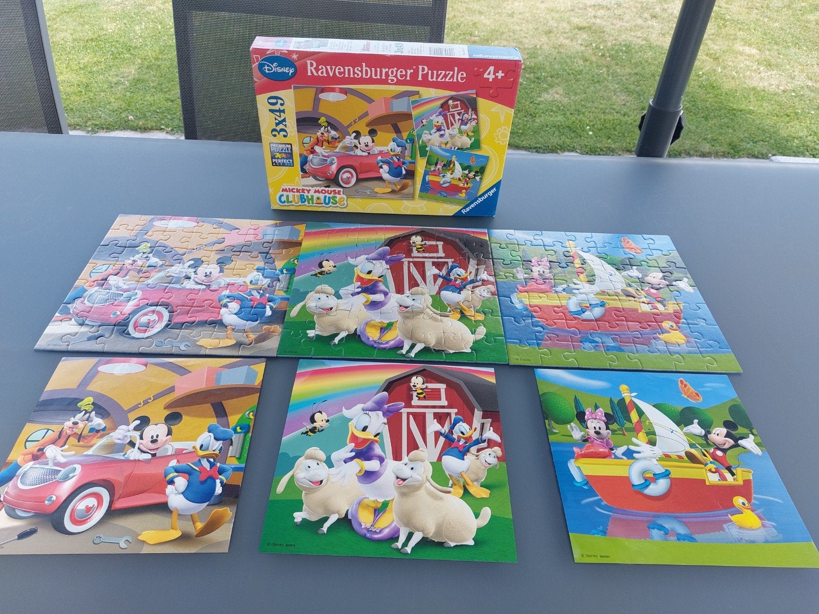 Disney puzzel 3x49st, Kinderen en Baby's, Ophalen of Verzenden, 10 tot 50 stukjes, Nieuw, 2 tot 4 jaar