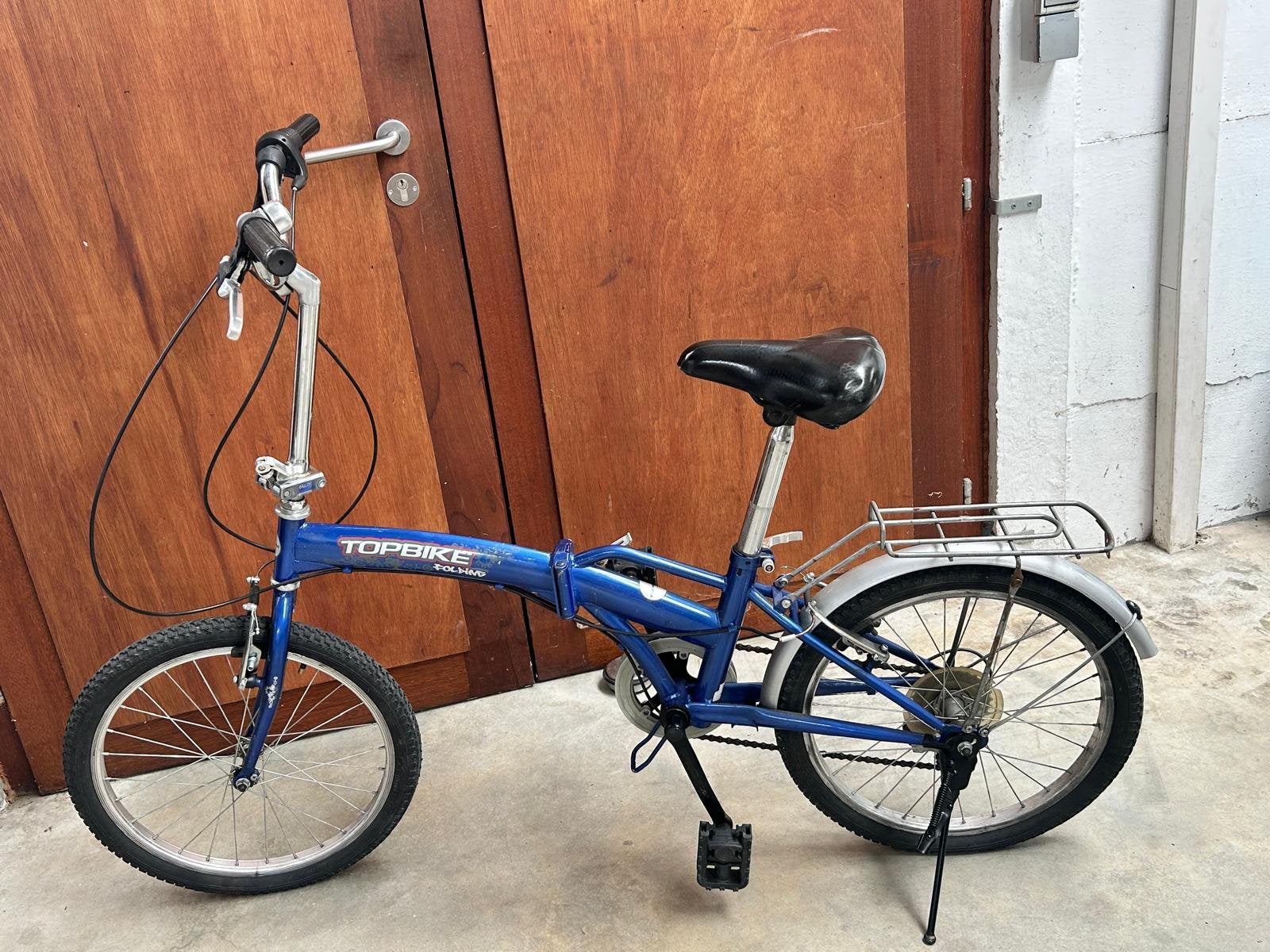 Plooifiets met opbergzak, Fietsen en Brommers, Fietsen | Vouwfietsen, Ophalen, Zo goed als nieuw
