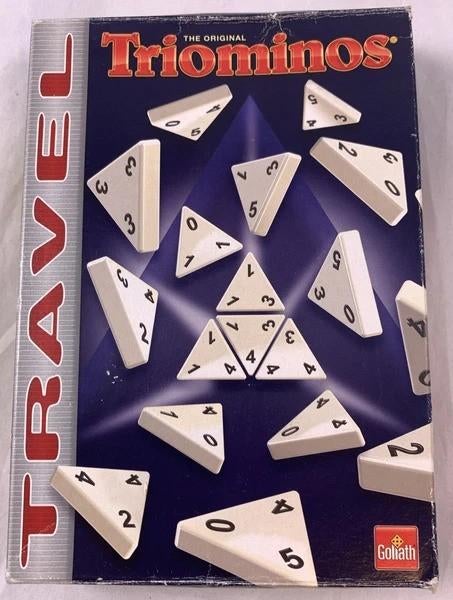 Goliath Triominos Travel Edition, jeu de société et de voyag, Hobby & Loisirs créatifs, Jeu de voyage, Goliath, 1 ou 2 joueurs