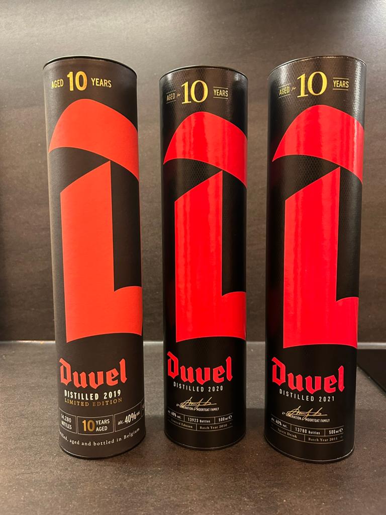 Duvel destilled 2019/2020/2021, Collections, Boîte en métal, Enlèvement, Comme neuf