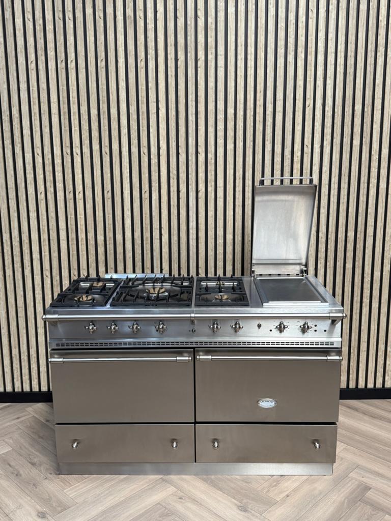 Magnifique Lacanche Inox 140cm Gaz + Teppanyaki, Enlèvement ou Envoi, Gril, Électrique