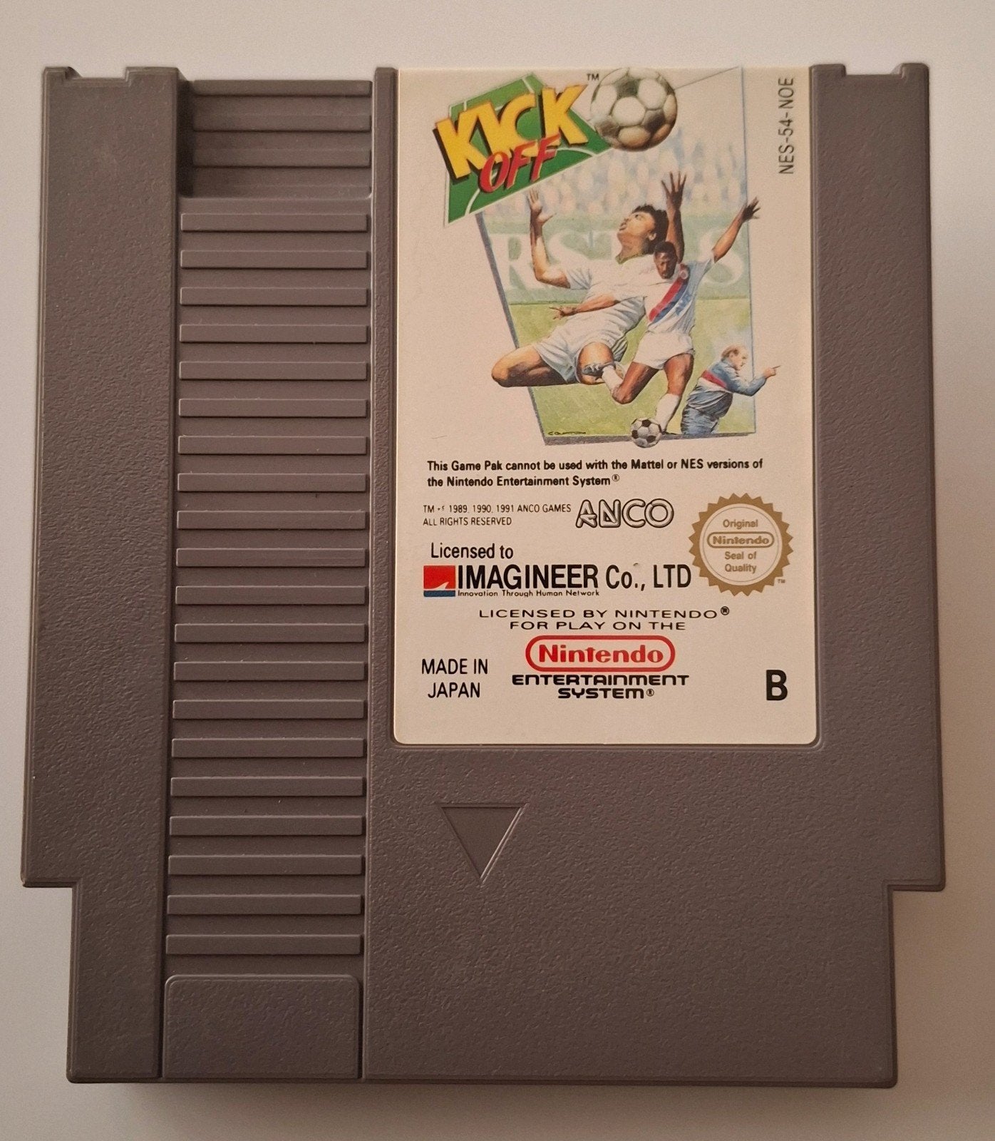 Kick Off ( Nintendo Nes Game ), 2 joueurs, Enlèvement, Comme neuf, Sport