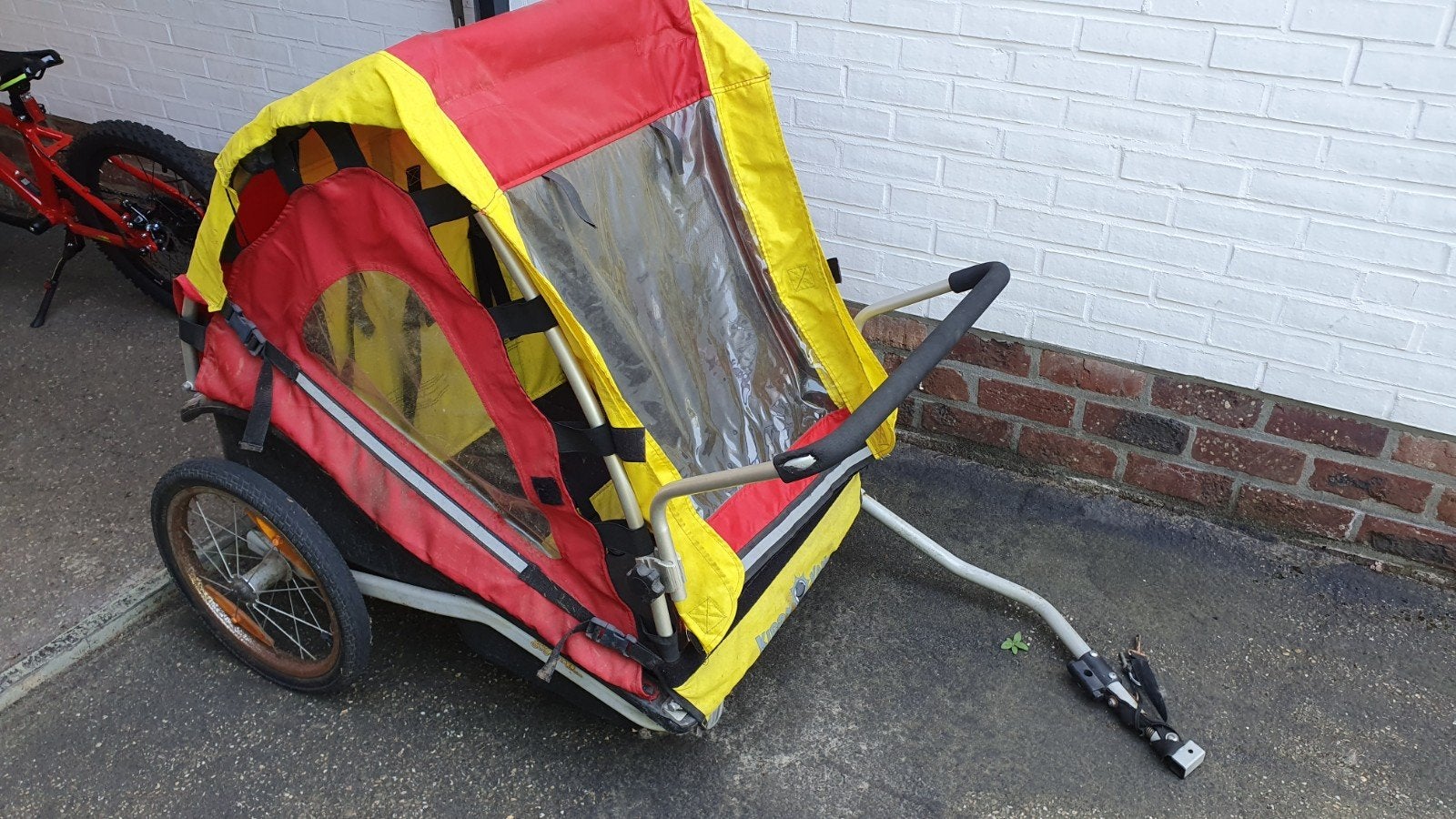 Fietskar, Vélos & Vélomoteurs, Accessoires vélo | Remorques, Enlèvement, Utilisé, Remorque pour enfant