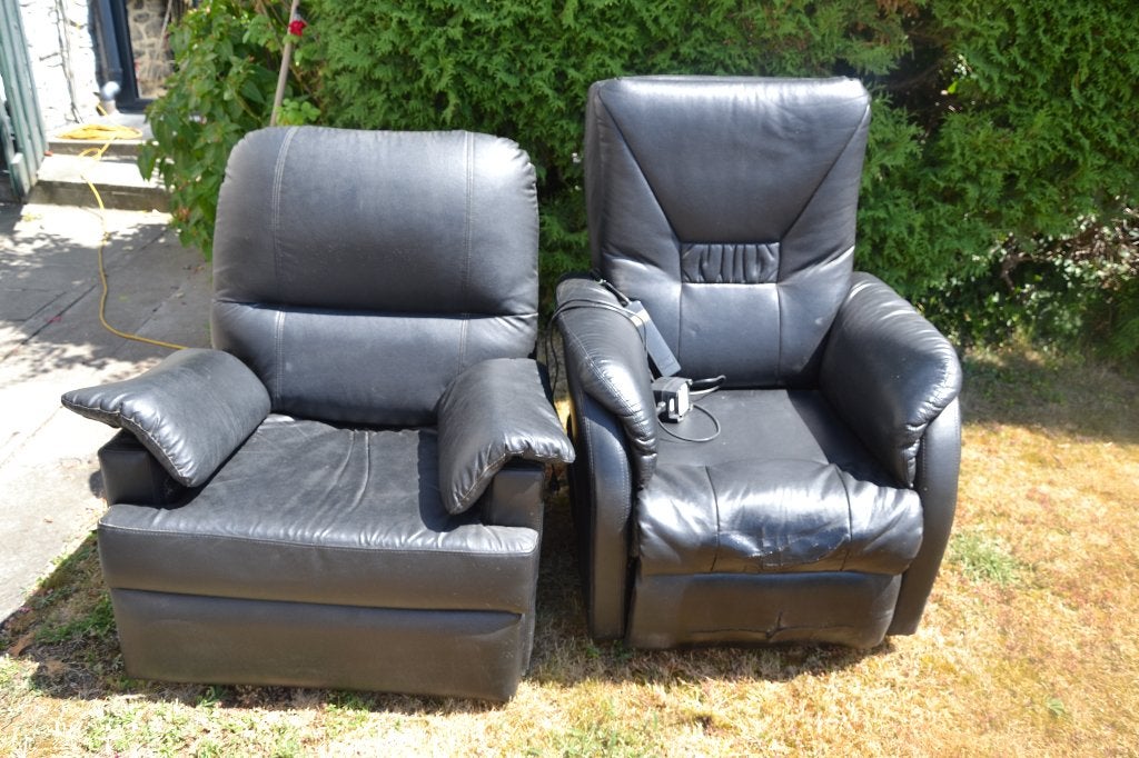 A donner, Maison & Meubles, Fauteuils, 75 à 100 cm, Voir photos, Synthétique, Enlèvement