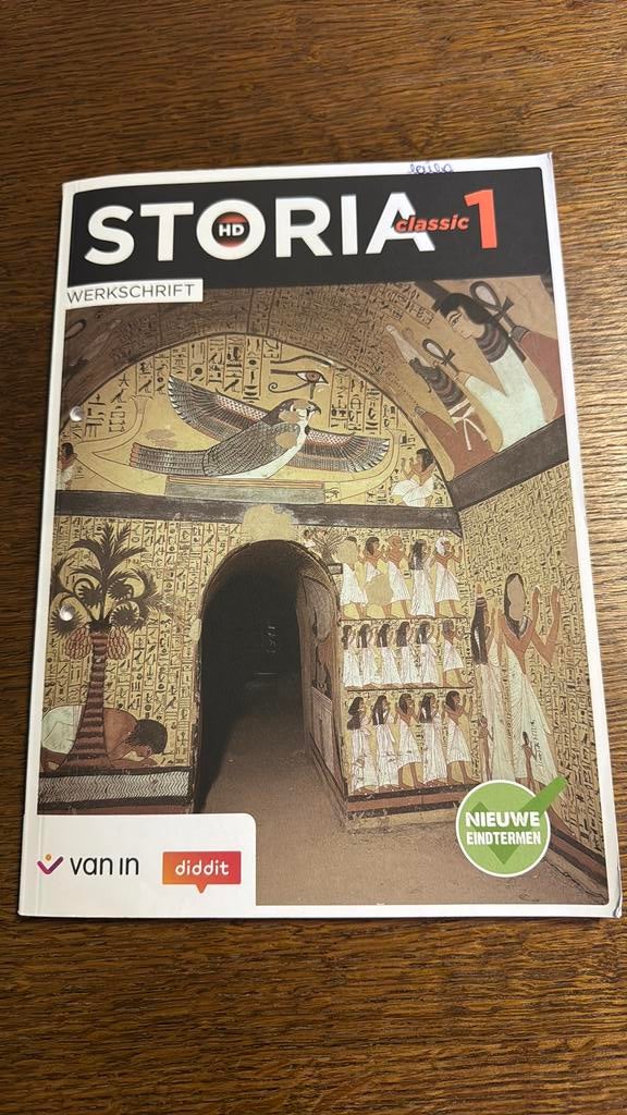 Storia CLASSIC HD 1 - werkschrift incl. diddit, Ophalen of Verzenden, Nederlands
