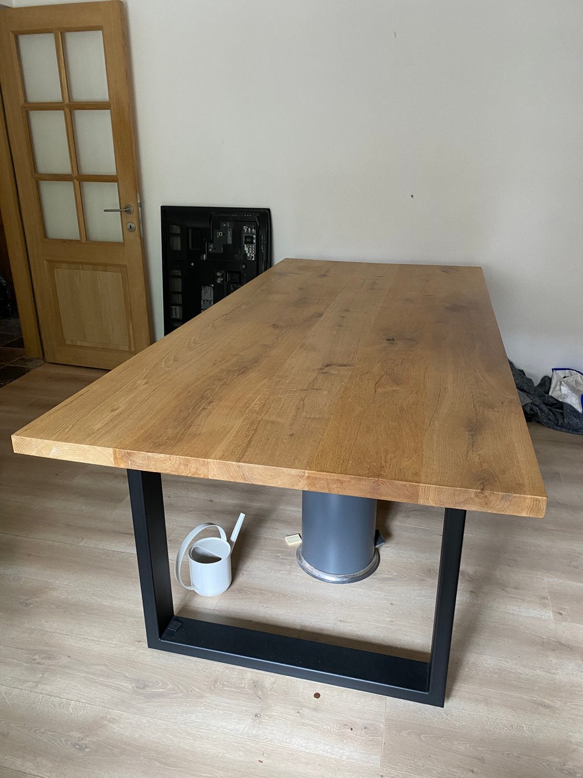 Authentieke Bureau 220cm x 100cm, Ophalen, Zo goed als nieuw
