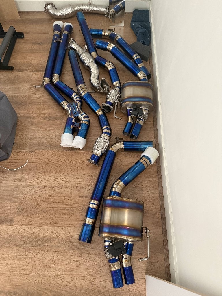 Audi RS6 C7 4.0T Ligne Titane + Downpipes | Neuf, Autos : Pièces & Accessoires, Enlèvement ou Envoi, Neuf, Audi