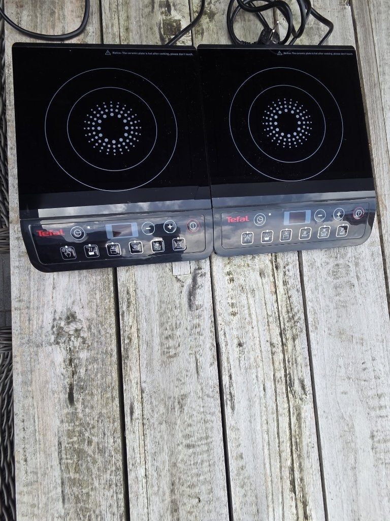 Tefal indictie kookplaat enkel (2stuks), Elektronische apparatuur, Ophalen, Zo goed als nieuw, Vrijstaand, Inductie