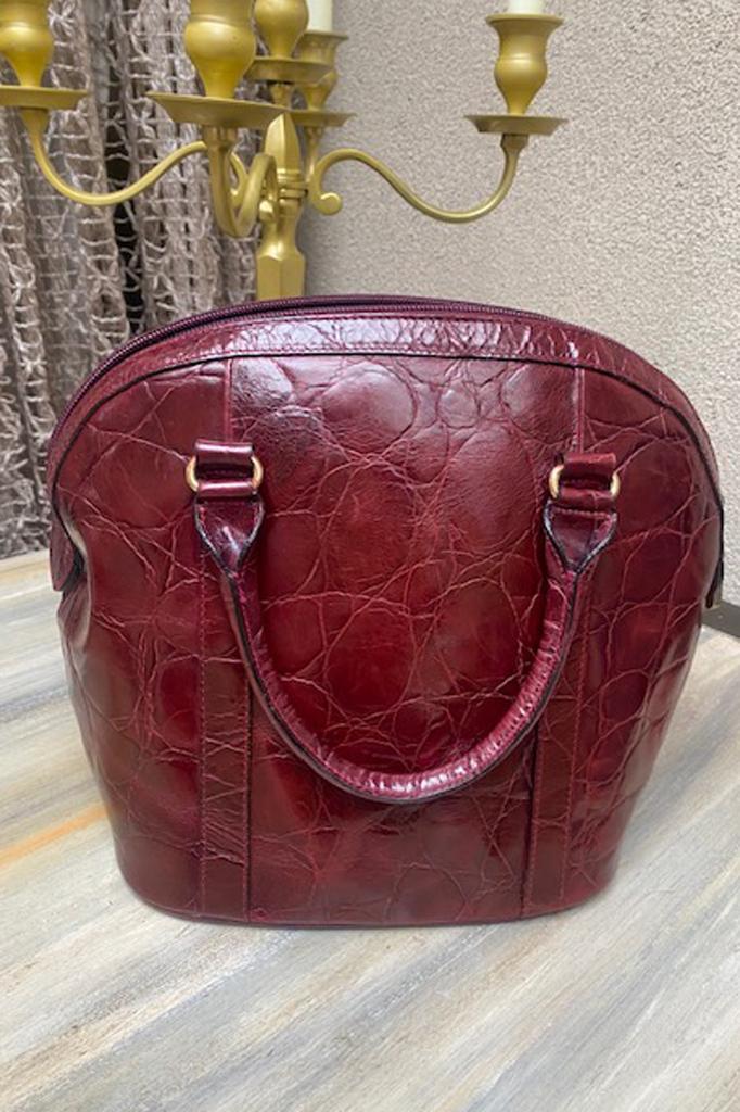 wijnrode handtas FURLA, Handtassen en Accessoires, Tassen | Damestassen, Ophalen of Verzenden, Zo goed als nieuw, Rood, Handtas