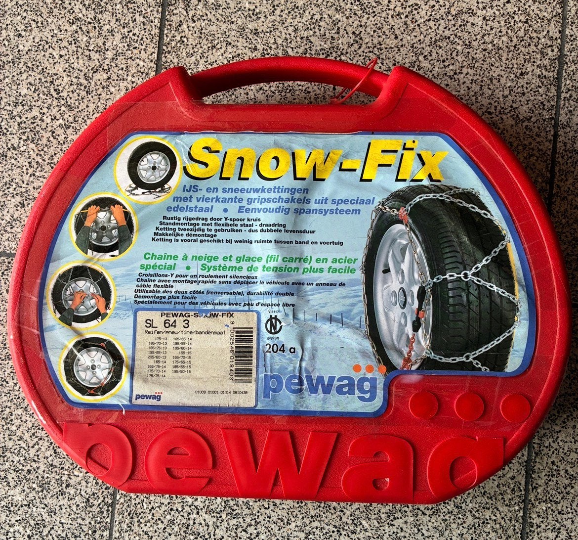 Sneeuwkettingen, nog nieuw in gesloten verpakking., Autos : Divers, Chaînes, Enlèvement, Neuf