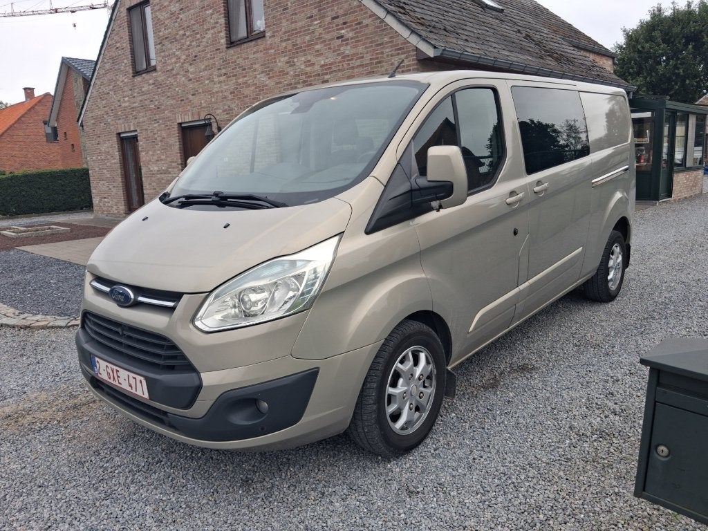 ford transit #bj 2013# 6 zitplaatsen !full option! gekeurd, Auto's, Euro 5, Stof, Zwart, Bedrijf