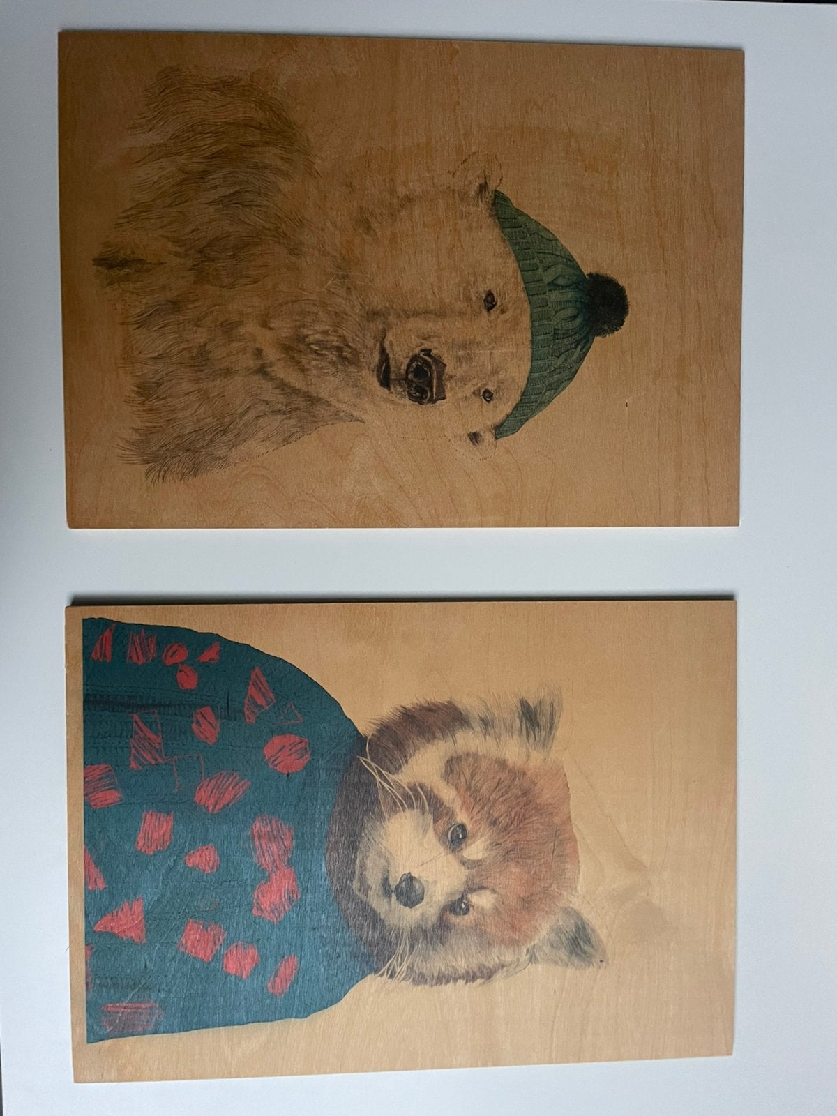Houttekeningen (2), Antiquités & Art, Art | Dessins & Photographie, Dessin au crayon, Enlèvement ou Envoi, Dessin, Fait main