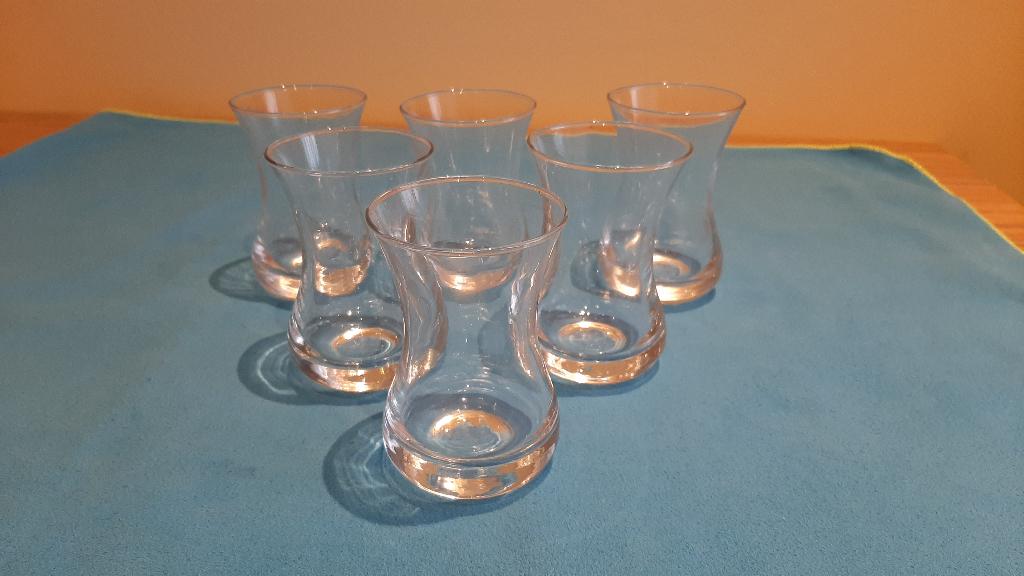 6 verres à thé turc, Enlèvement, Comme neuf, Autres types