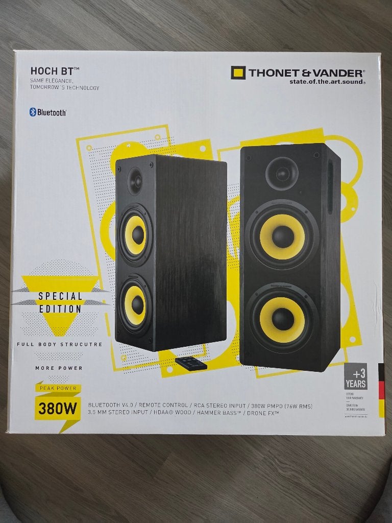 Thonet & Vander 2.0 Bluetooth luidsprekers, Audio, Tv en Foto, Luidsprekerboxen, Bluetooth, Ophalen
