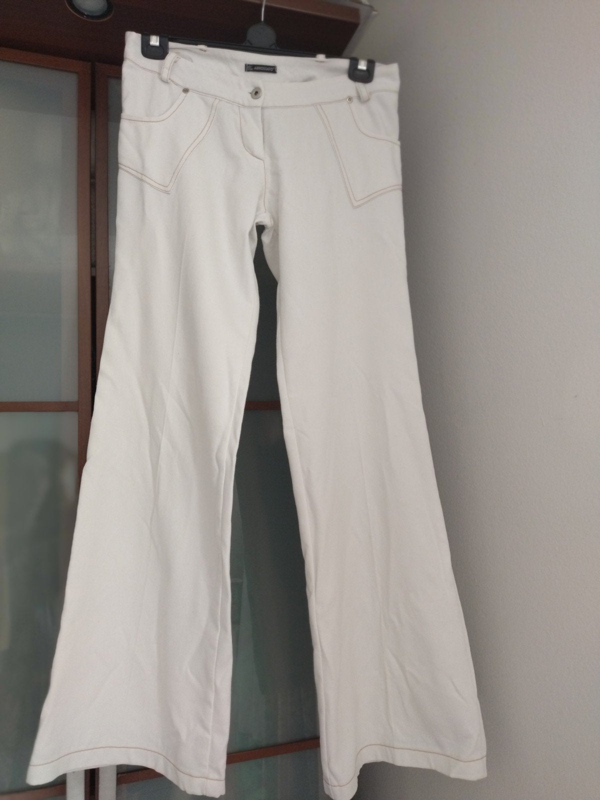 Vintage witte eph pootbroek uit de jaren 2000 maat 40, Kleding | Dames, Ophalen of Verzenden, Wit