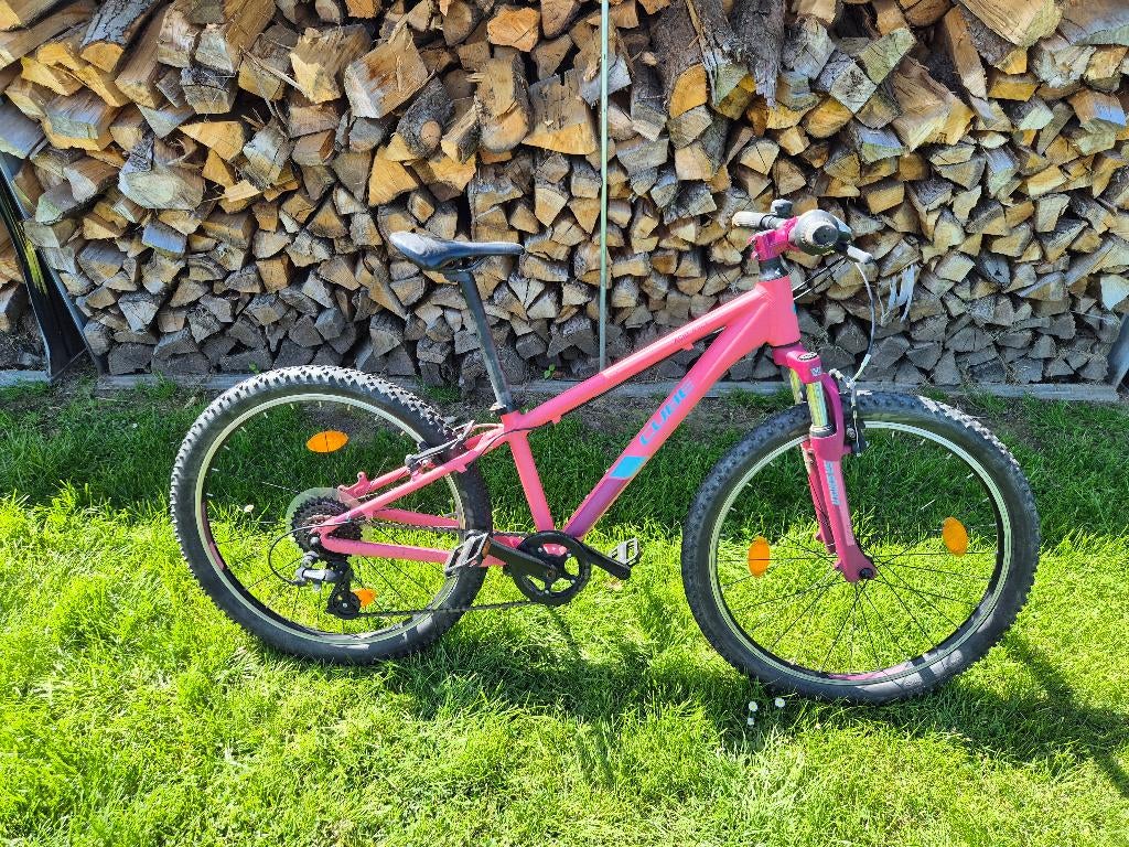 mountainbike kind - Cube acid race - 24" - roze, Fietsen en Brommers, Ophalen, Velgrem, Versnellingen, Cube