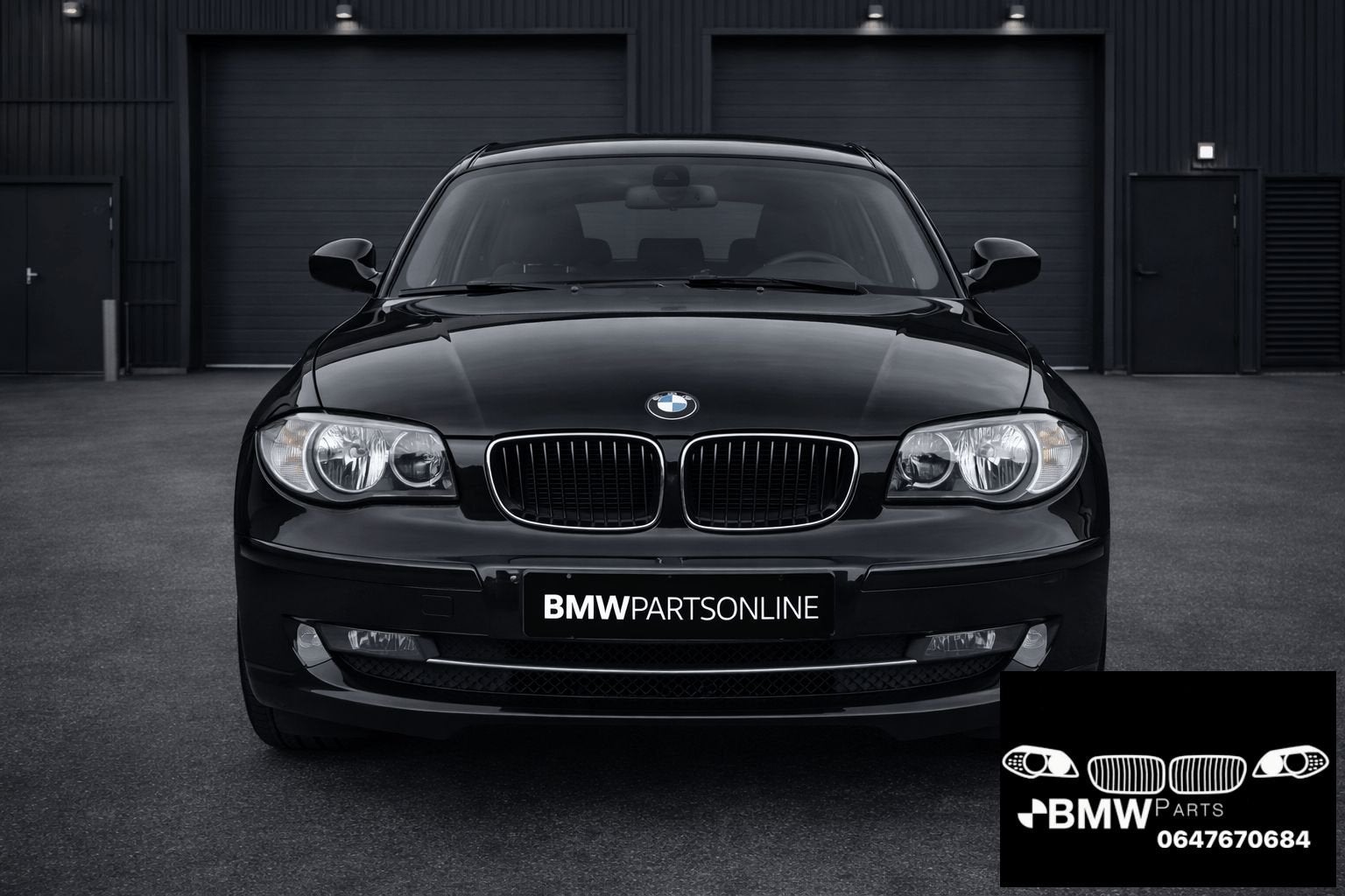 Voorkop Bmw 1-Serie E81 E87 LCI Schwarz 2, Auto-onderdelen, Gebruikt, -, Ophalen of Verzenden, Bumper