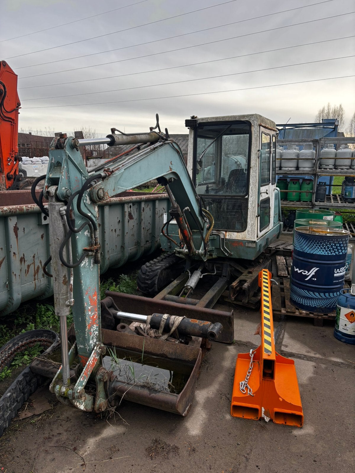 Schaeff 3.4t graafmachine, Ophalen, Graafmachine