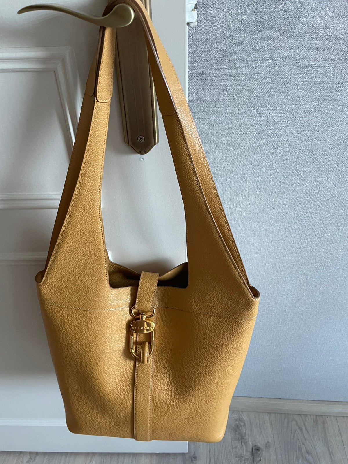 Prachtige Delvaux Liaison Trotteur Houblon handtas, Enlèvement, Comme neuf, Sac à main