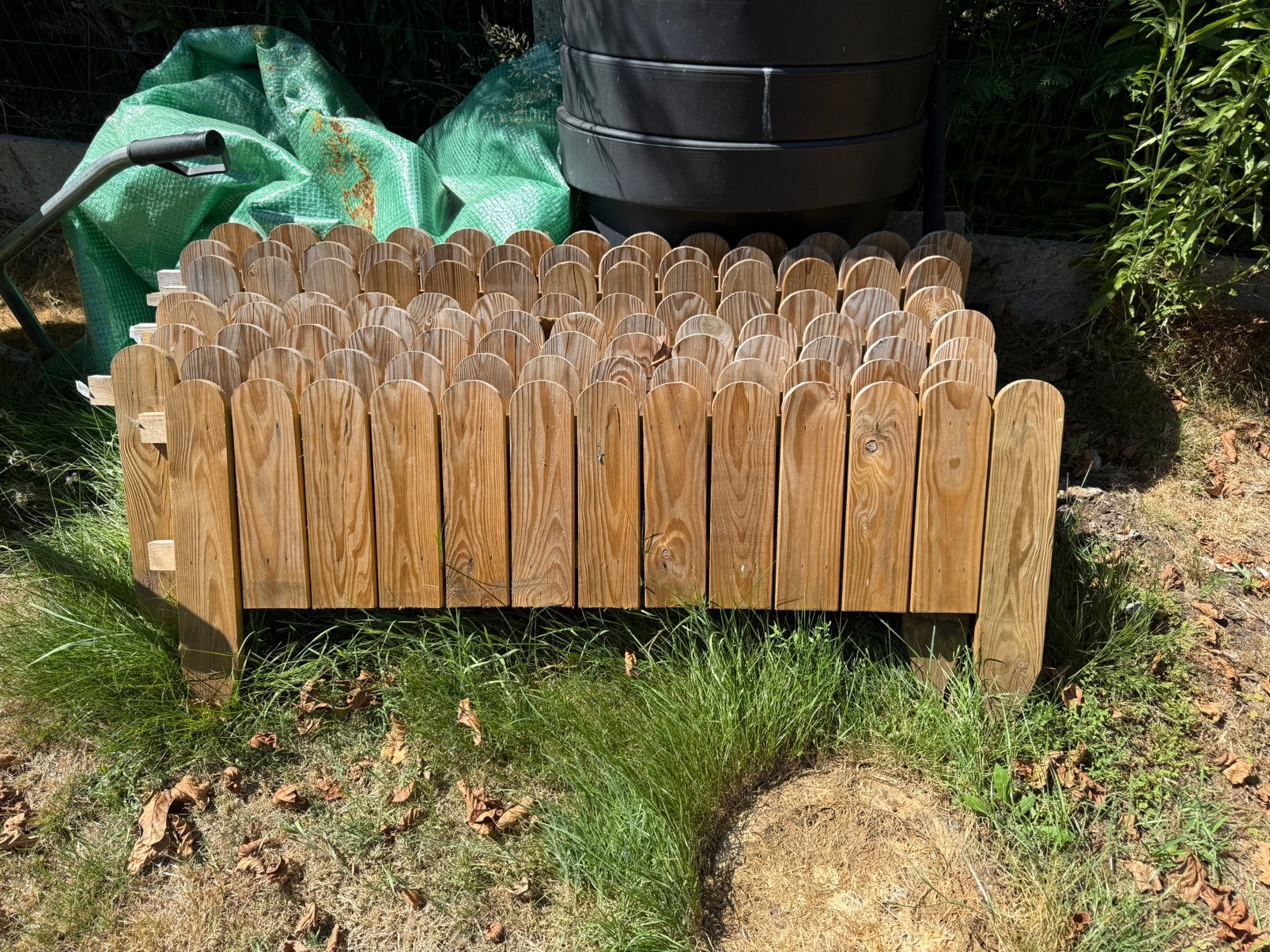 Houten tuin hekjes, Enlèvement, Comme neuf