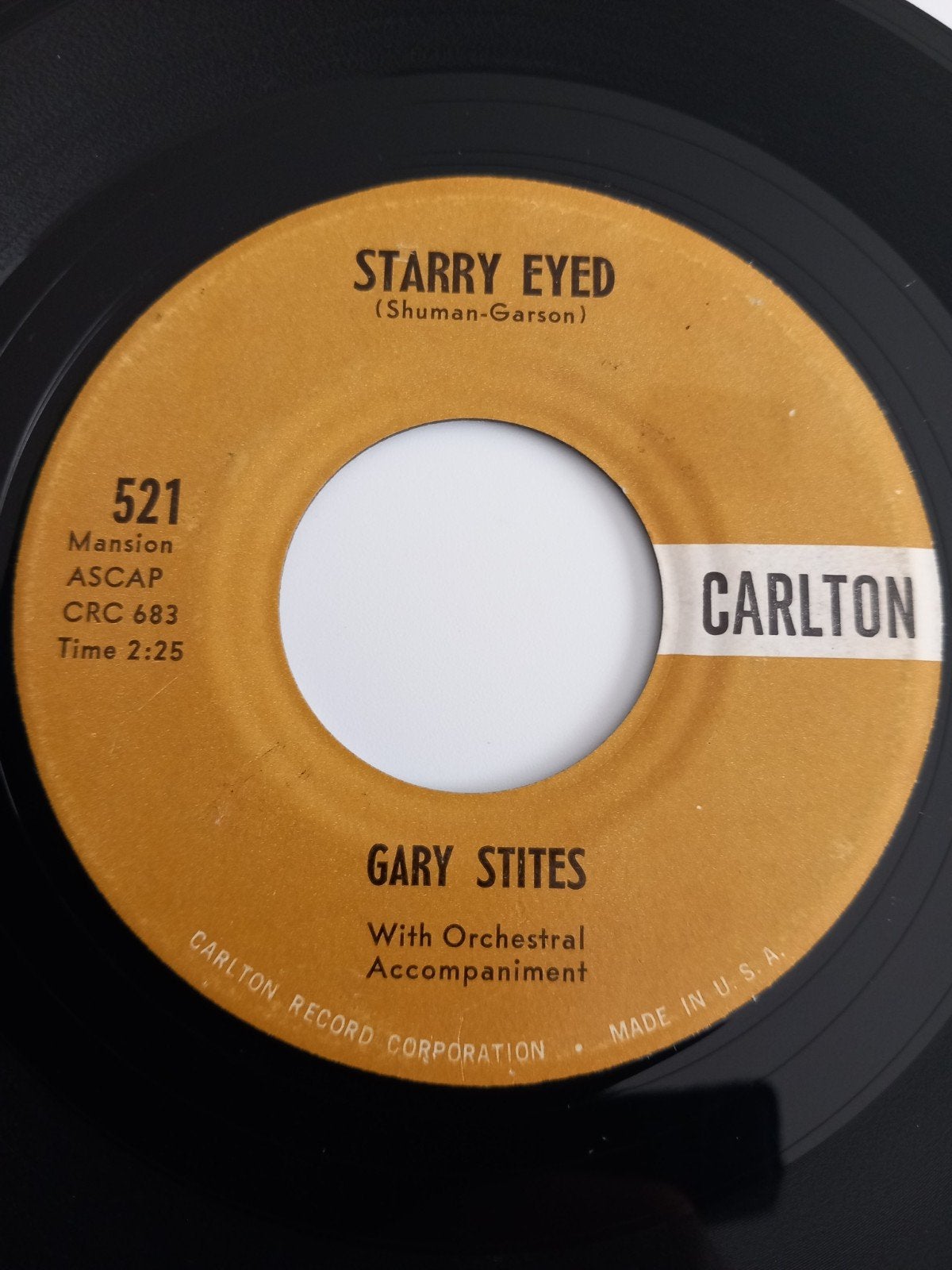 GARY STITES. STARRY EYED. OLDIES 1959 USA 45T, Enlèvement ou Envoi