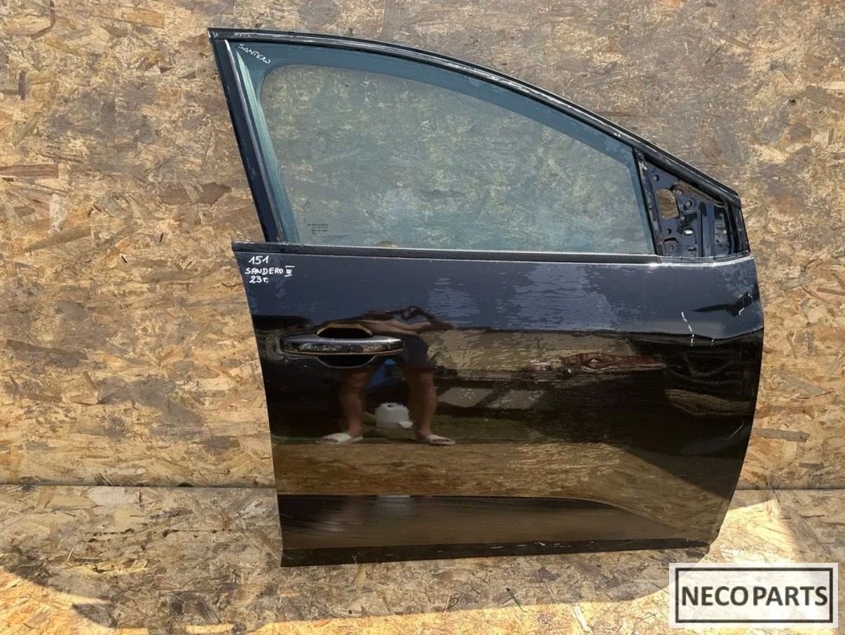 DACIA SANDERO III PORTIER DEUR RECHTS COMPLEET ORIGINEEL, Dacia, Arrière, -, Haillon arrière