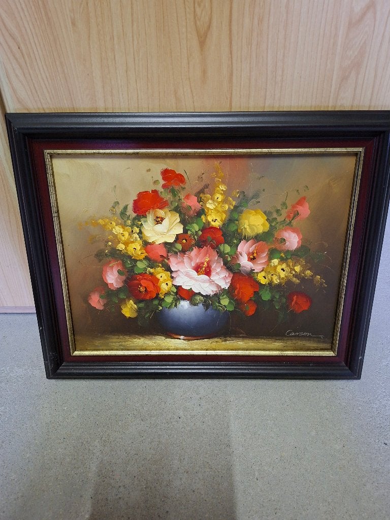 Schilderij, Realistisch, Olieverf, Gesigneerd, Ophalen