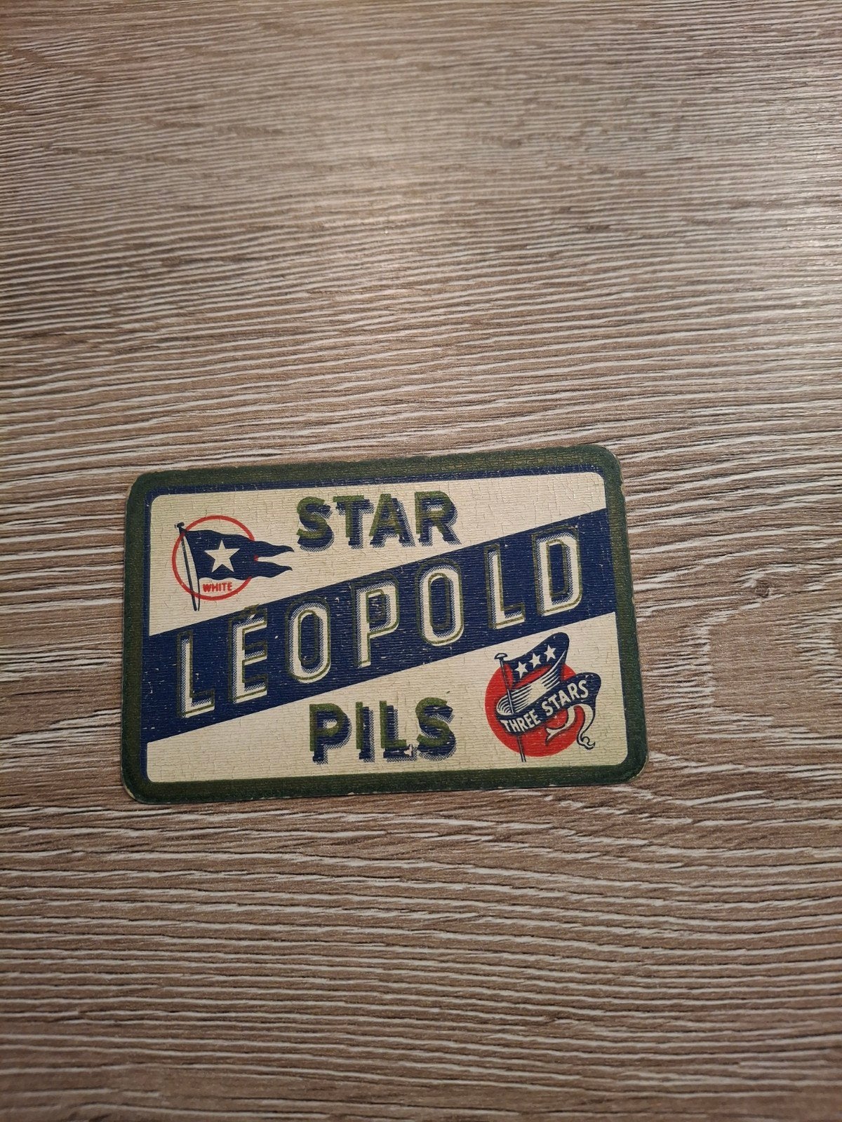 oude speelkaart leopold pils, Verzamelen, Ophalen of Verzenden