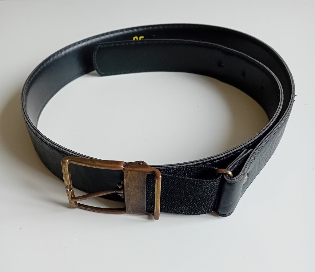 Zwarte riem maat 85, Kleding | Heren, Andere, Zwart, Minder dan 95 cm, Ophalen of Verzenden