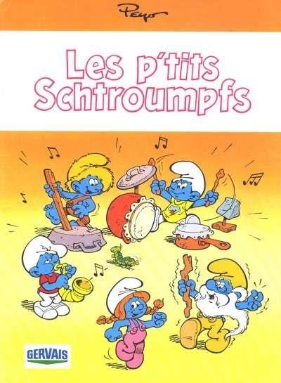 Les p'tits Schtroumpfs (e.o - Pub Gervais)., Peyo, Eén stripboek, Ophalen of Verzenden, Zo goed als nieuw
