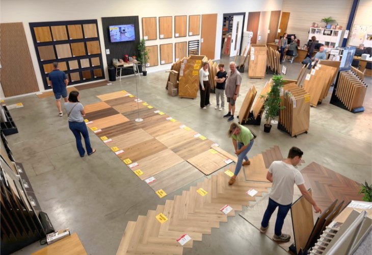 Grenen parket voor € 12.95 /m² - STOCKVERKOOP, Nieuw, 10 m² of meer, Hout, 150 cm of meer