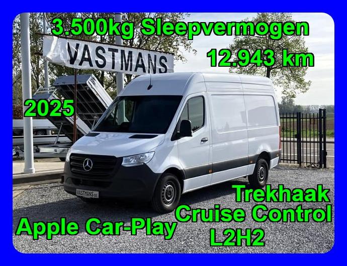 Mercedes-Benz Sprinter 42150€+BTW / Trekhaak 3500KG / Camera, Auto's, Automaat, 1951 cc, 4 cilinders, Wit