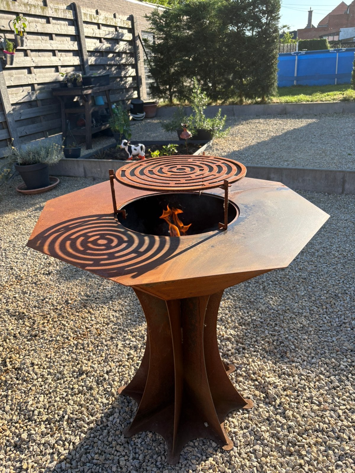 Bbq , plancha, vuurkorf, Tuin en Terras, Ophalen, Gebruikt, Met accessoires