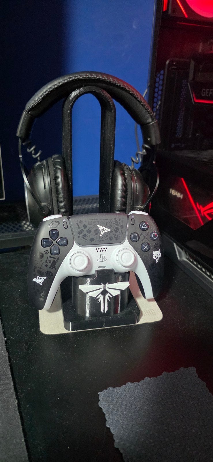 support manette et casque last of us, Neuf