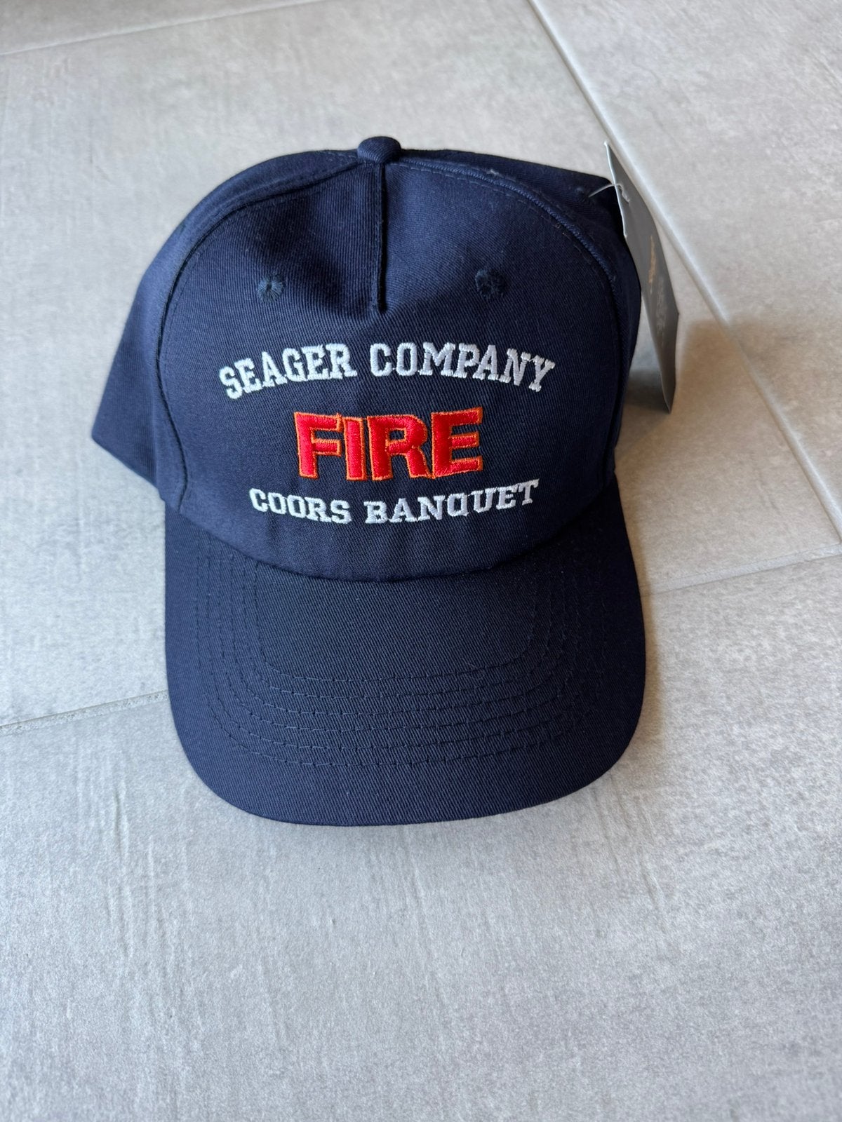 Seager Co. x Coors Banquet Fire House Hoed —, Kleding | Heren, Hoeden en Petten, Nieuw, Pet, One size fits all, Verzenden