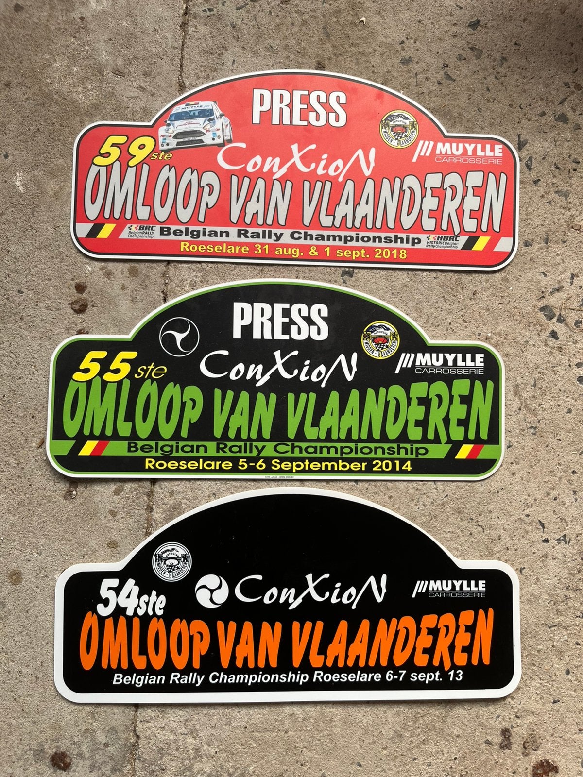 Plaques Omloop van Vlaanderen, Enlèvement ou Envoi