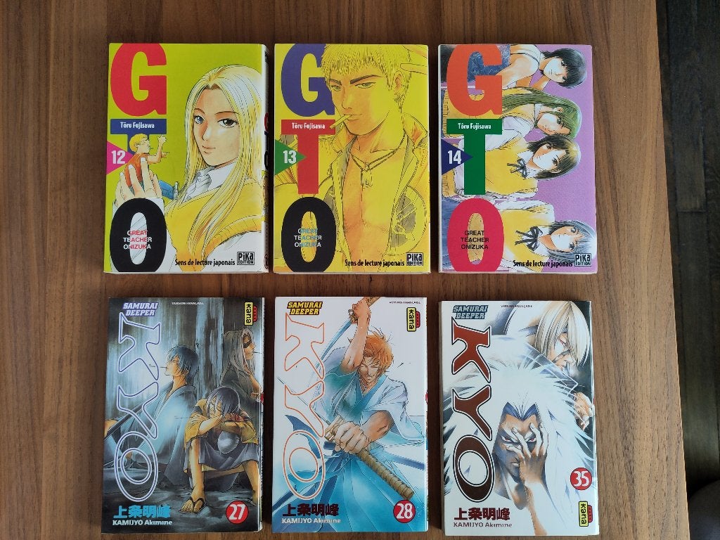 Mangas GTO 12-13-14 + Kyo 27-28-35, Livres, BD, Enlèvement, Comme neuf
