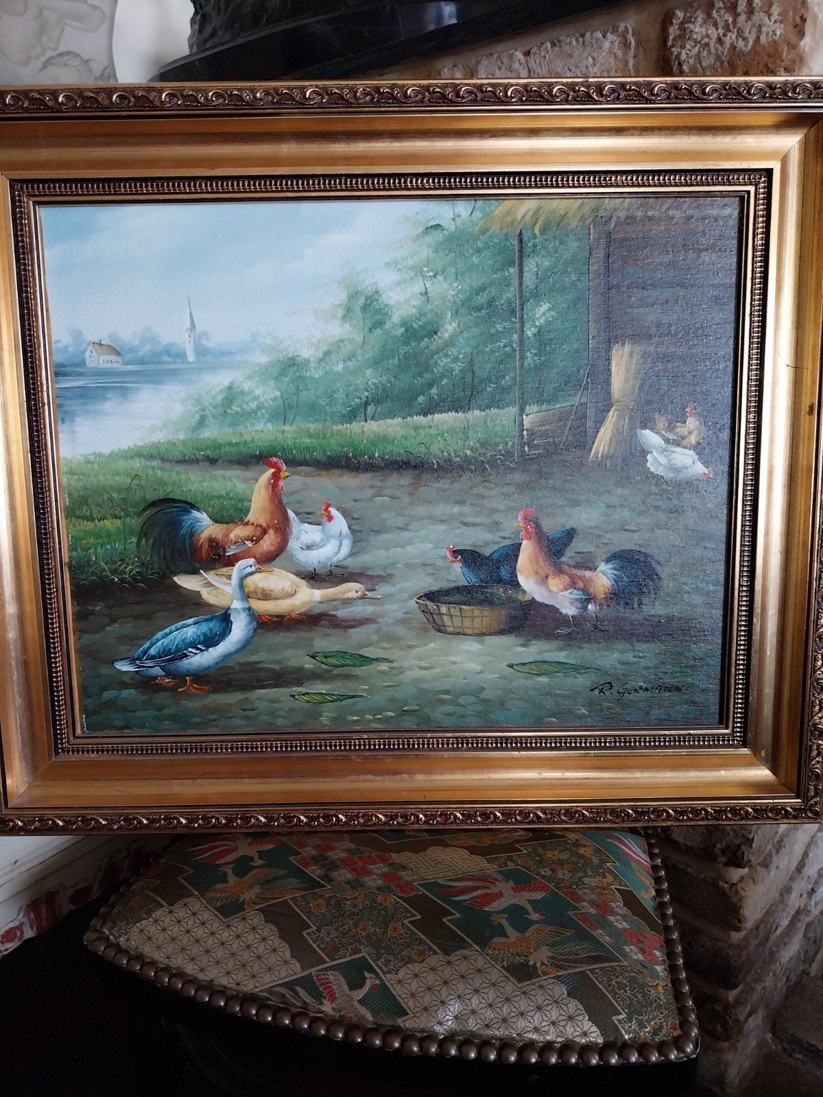 R.Germann, Enlèvement, Toile