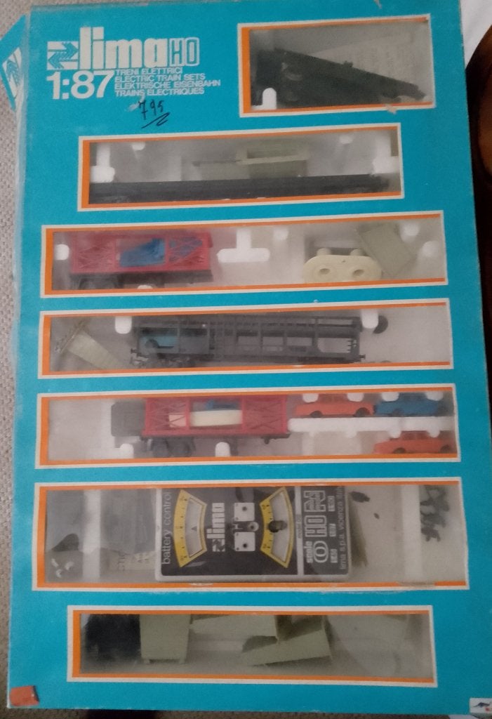 Lima s'entraîne sur un gros lot de 1/76, Analogique, Enlèvement, Set de Trains, Lima