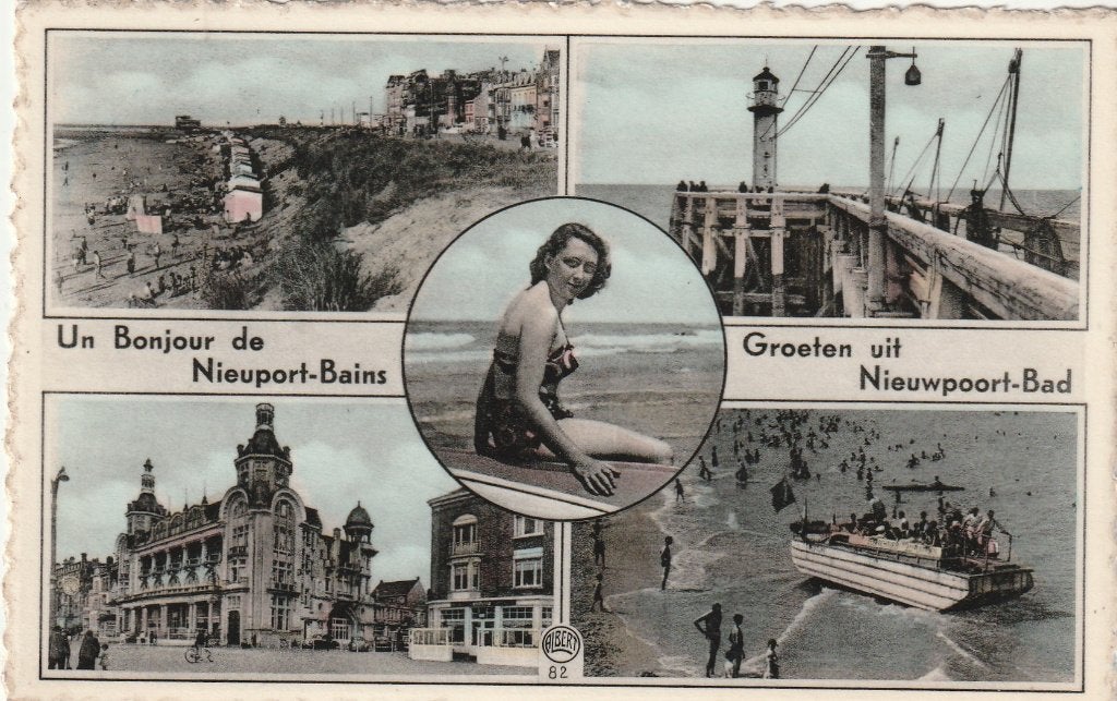 Postkaart Nieuwpoort, Nieuport, Verzamelen, Verzenden