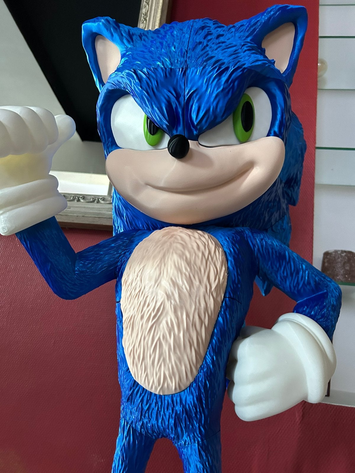 Vds : Sonic taille 1:2 4D, Enlèvement, Comme neuf