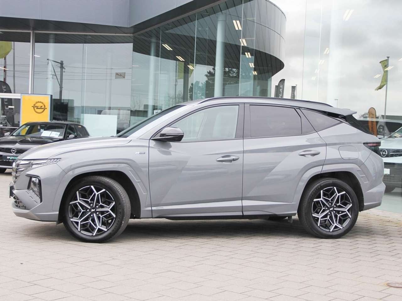 Hyundai Tucson N-LINE HYBRID 180PK CAMERA|NAVI|SENSOREN|, Auto's, Hyundai, 0 min, 179 pk, Zwart, 0 kg