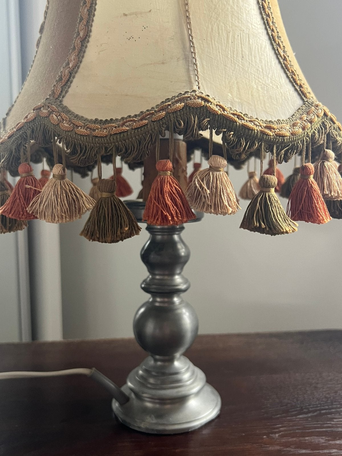 klassieke vintage schemerlamp (tafellamp), Ophalen, Gebruikt