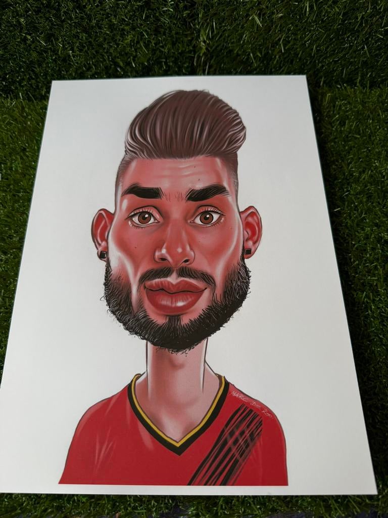 Karikatuur carasco A4, Verzamelen, Ophalen of Verzenden, Nieuw, Poster, Plaatje of Sticker
